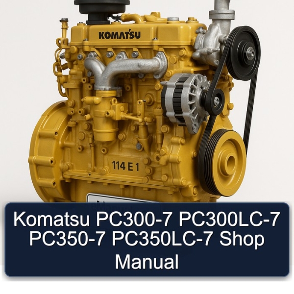 Komatsu PC300-7 PC300LC-7 PC350-7 PC350LC-7 Shop Manual