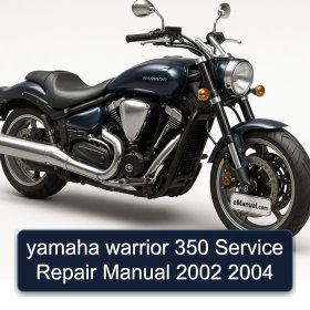 yamaha warrior 350 Service Repair Manual 2002 2004