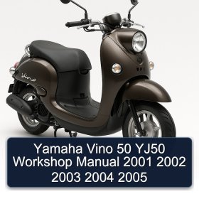 Yamaha Vino 50 YJ50 Workshop Manual 2001 2002 2003 2004 2005