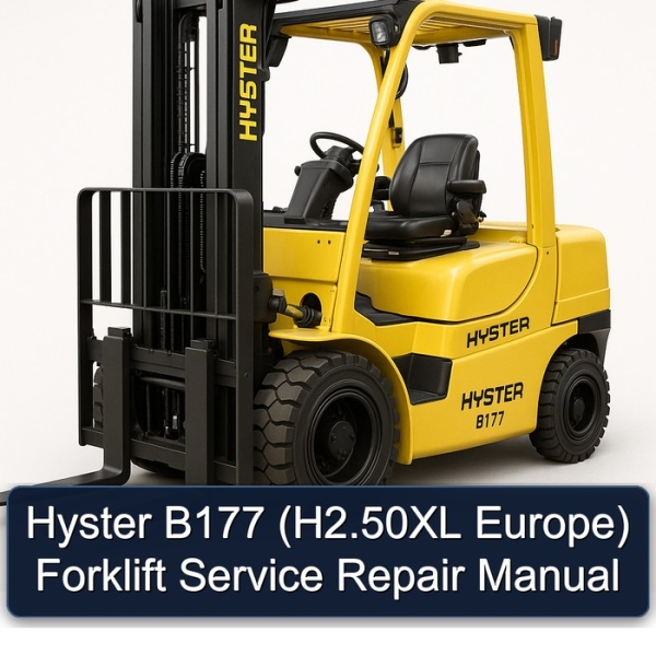 Hyster B177 (H2.50XL Europe) Forklift Service Repair Manual