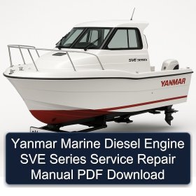 Yanmar Marine Diesel Engine SVE Series Service Repair Manual PDF Download