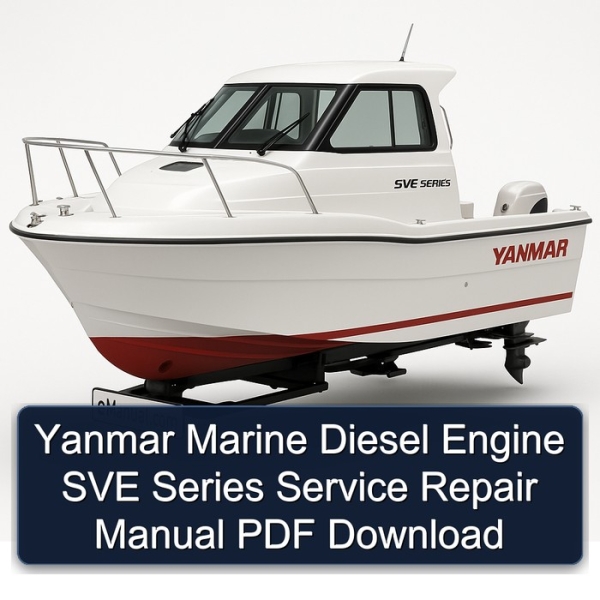 Yanmar Marine Diesel Engine SVE Series Service Repair Manual PDF Download