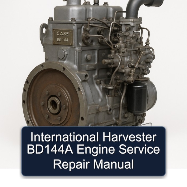 International Harvester BD144A Engine Service Repair Manual