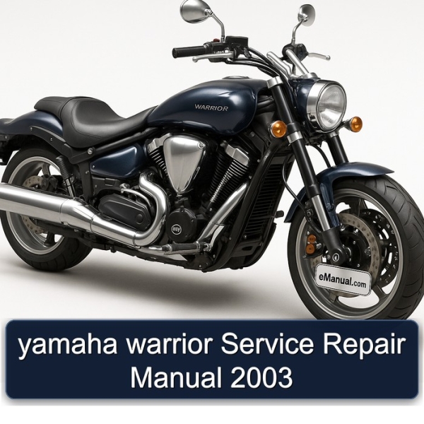 yamaha warrior Service Repair Manual 2003