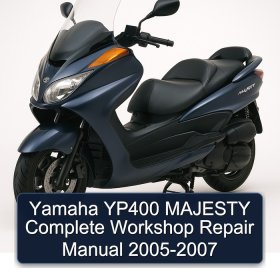 Yamaha YP400 MAJESTY Complete Workshop Repair Manual 2005-2007