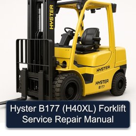 Hyster B177 (H40XL) Forklift Service Repair Manual