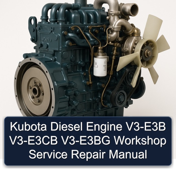 Kubota Diesel Engine V3-E3B V3-E3CB V3-E3BG Workshop Service Repair Manual