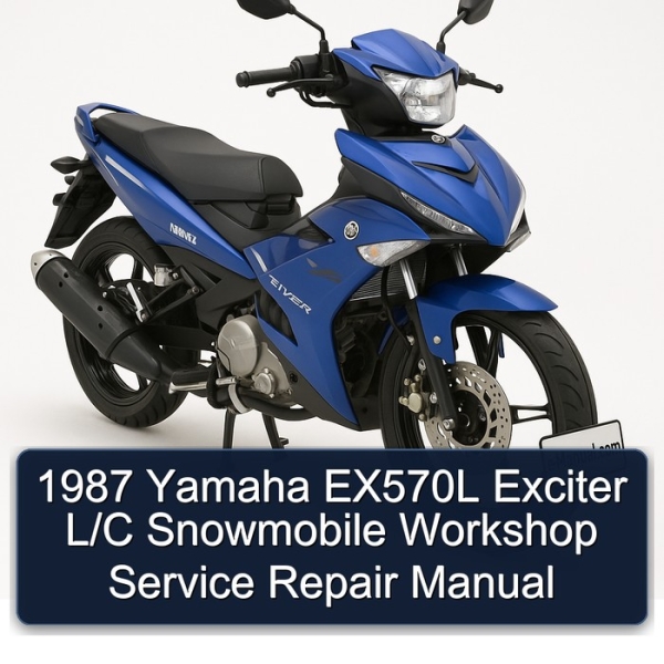 1987 Yamaha EX570L Exciter L/C Snowmobile Workshop Service Repair Manual