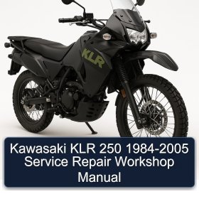 Kawasaki KLR 250 1984-2005 Service Repair Workshop Manual