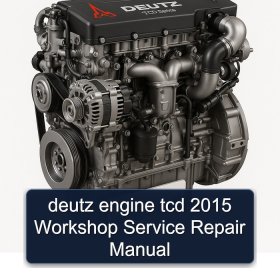 deutz engine tcd 2015 Workshop Service Repair Manual