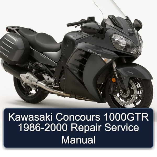 Kawasaki Concours 1000GTR 1986-2000 Repair Service Manual