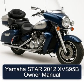 Yamaha STAR 2012 XVS95B Owner Manual