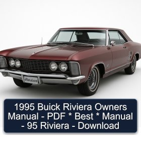1995 Buick Riviera Owners Manual - PDF * Best * Manual - 95 Riviera - Download