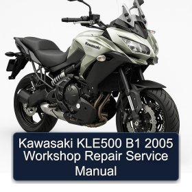 Kawasaki KLE500 B1 2005 Workshop Repair Service Manual