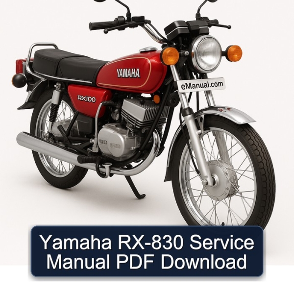 Yamaha RX-830 Service Manual PDF Download