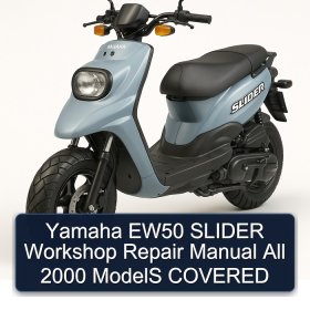 Yamaha EW50 SLIDER Workshop Repair Manual All 2000 ModelS COVERED