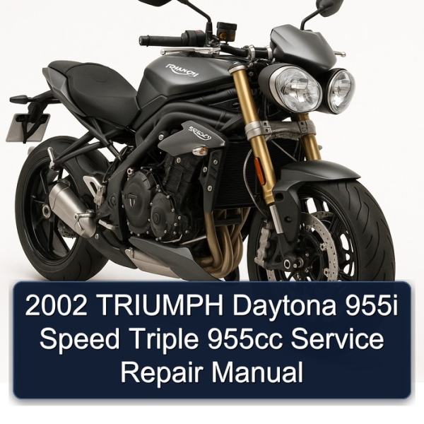 2002 TRIUMPH Daytona 955i Speed Triple 955cc Service Repair Manual