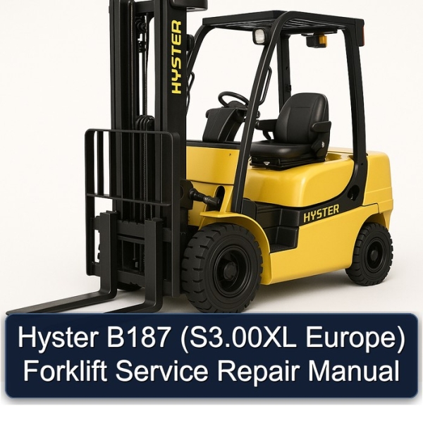 Hyster B187 (S3.00XL Europe) Forklift Service Repair Manual