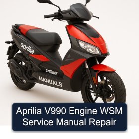 Aprilia V990 Engine WSM Service Manual Repair