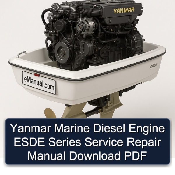 Yanmar Marine Diesel Engine ESDE Series Service Repair Manual Download PDF