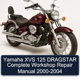 Yamaha XVS 125 DRAGSTAR Complete Workshop Repair Manual 2000-2004