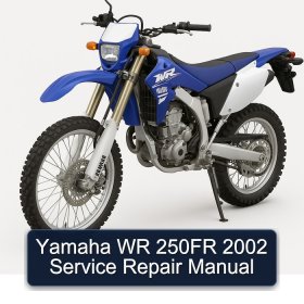 Yamaha WR 250FR 2002 Service Repair Manual
