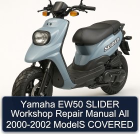 Yamaha EW50 SLIDER Workshop Repair Manual All 2000-2002 ModelS COVERED