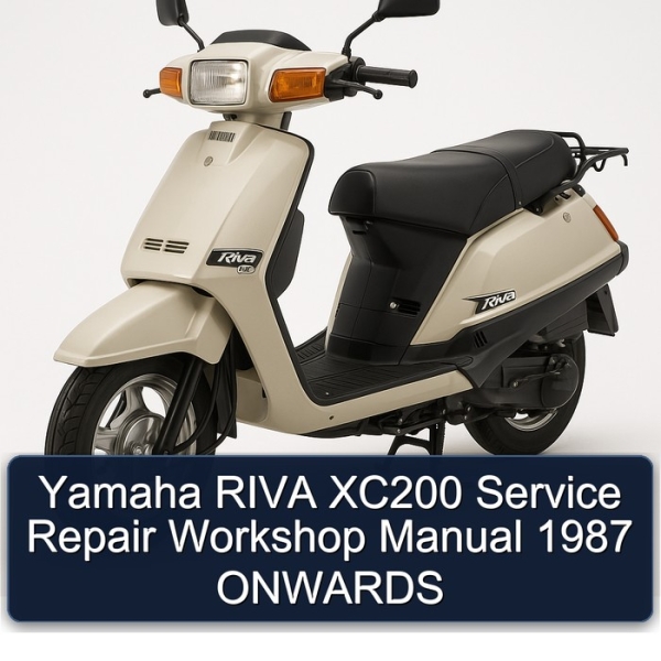 Yamaha RIVA XC200 Service Repair Workshop Manual 1987 ONWARDS