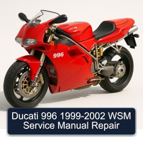 Ducati 996 1999-2002 WSM Service Manual Repair