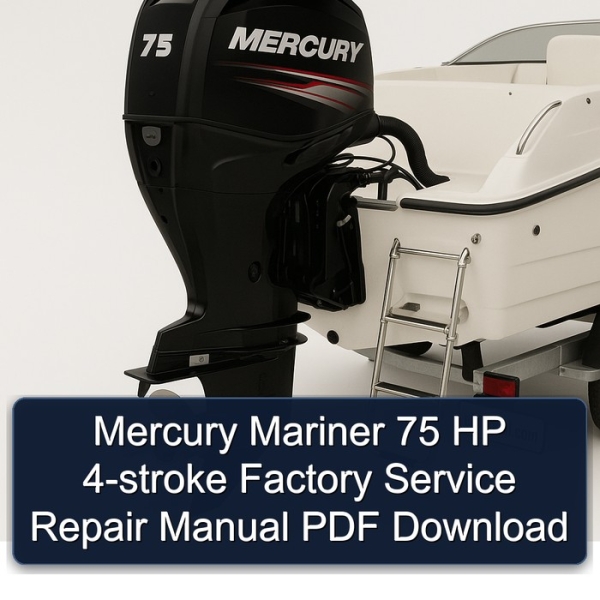 Mercury Mariner 75 HP 4-stroke Factory Service Repair Manual PDF Download