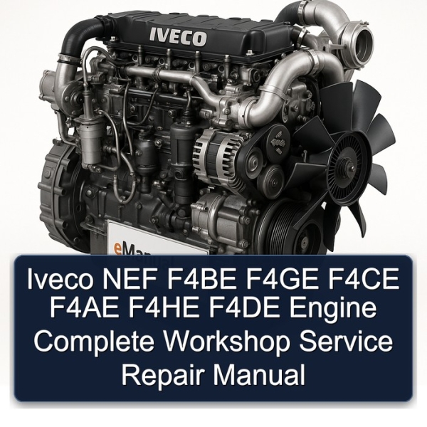 Iveco NEF F4BE F4GE F4CE F4AE F4HE F4DE Engine Complete Workshop Service Repair Manual