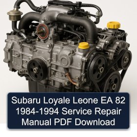 Subaru Loyale Leone EA 82 1984-1994 Service Repair Manual PDF Download