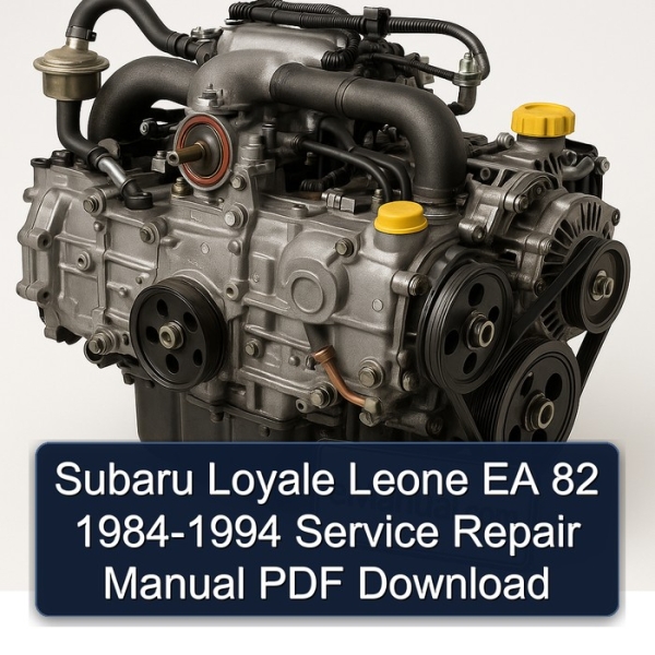 Subaru Loyale Leone EA 82 1984-1994 Service Repair Manual PDF Download