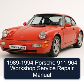 1989-1994 Porsche 911 964 Workshop Service Repair Manual