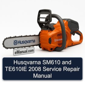 Husqvarna SM610 and TE610IE 2008 Service Repair Manual