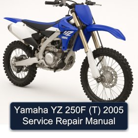 Yamaha YZ 250F (T) 2005 Service Repair Manual
