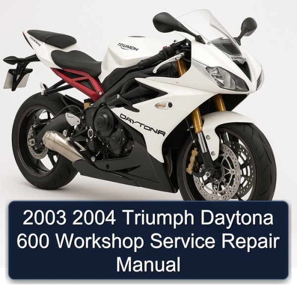 2003 2004 Triumph Daytona 600 Workshop Service Repair Manual