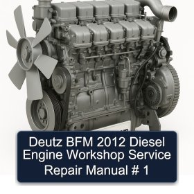 Deutz BFM 2012 Diesel Engine Workshop Service Repair Manual # 1