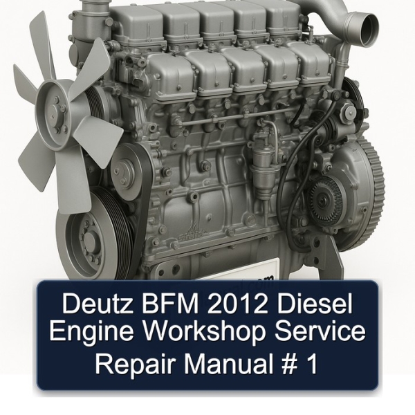 Deutz BFM 2012 Diesel Engine Workshop Service Repair Manual # 1