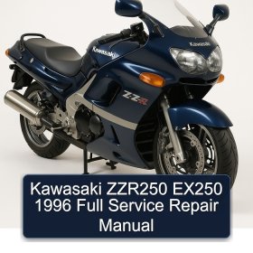 Kawasaki ZZR250 EX250 1996 Full Service Repair Manual