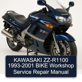 KAWASAKI ZZ-R1100 1993-2001 BIKE Workshop Service Repair Manual