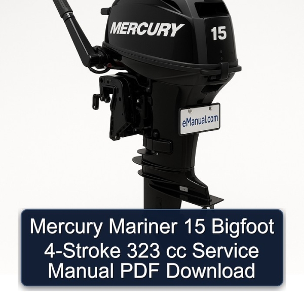 Mercury Mariner 15 Bigfoot 4-Stroke 323 cc Service Manual PDF Download
