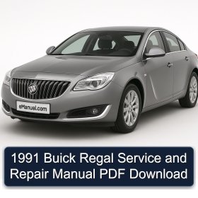 1991 Buick Regal Service and Repair Manual PDF Download