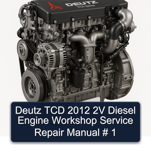 Deutz TCD 2012 2V Diesel Engine Workshop Service Repair Manual # 1