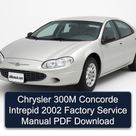 Chrysler 300M Concorde Intrepid 2002 Factory Service Manual PDF Download