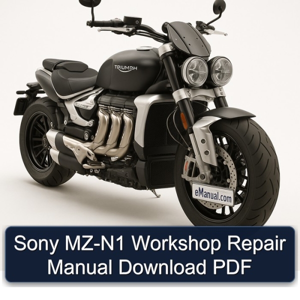 Sony MZ-N1 Workshop Repair Manual Download PDF