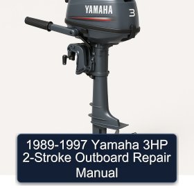 1989-1997 Yamaha 3HP 2-Stroke Outboard Repair Manual