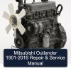 Mitsubishi Outlander 1901-2016 Repair & Service Manual