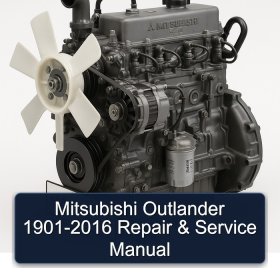 Mitsubishi Outlander 1901-2016 Repair & Service Manual
