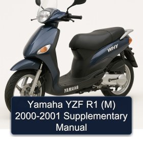 Yamaha YZF R1 (M) 2000-2001 Supplementary Manual